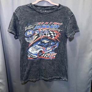 Van Halen Racing 84 Retro T-Shirt NASCAR Stock Car 80's Band Tee Rock Sz Small
